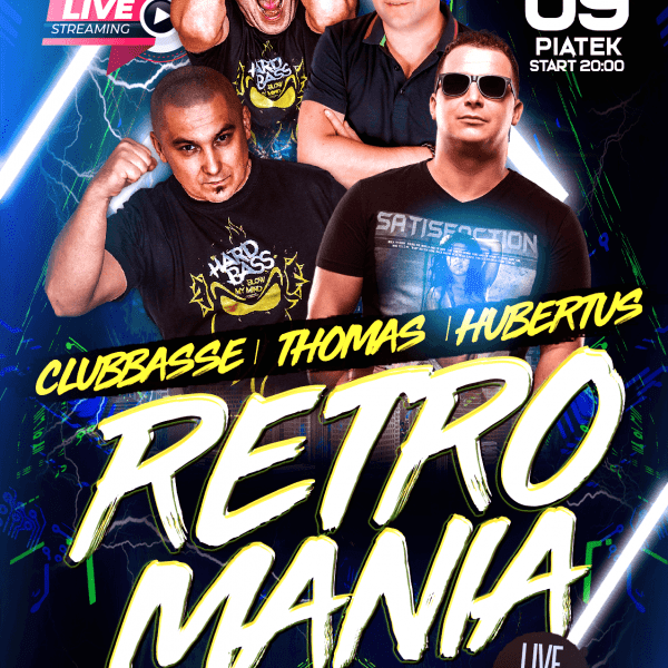 Retromania Live Stream ★ Clubbasse/ Thomas/ Hubertus