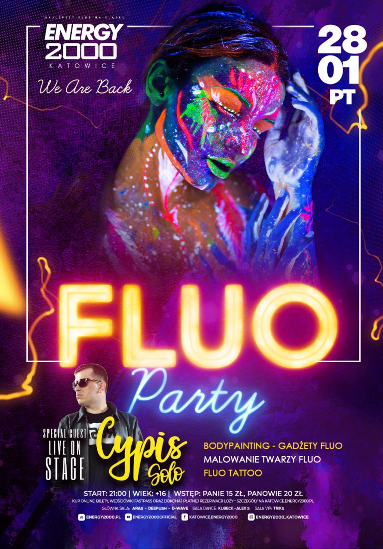 FLUO PARTY ★ CYPIS ★ LIVE ON STAGE