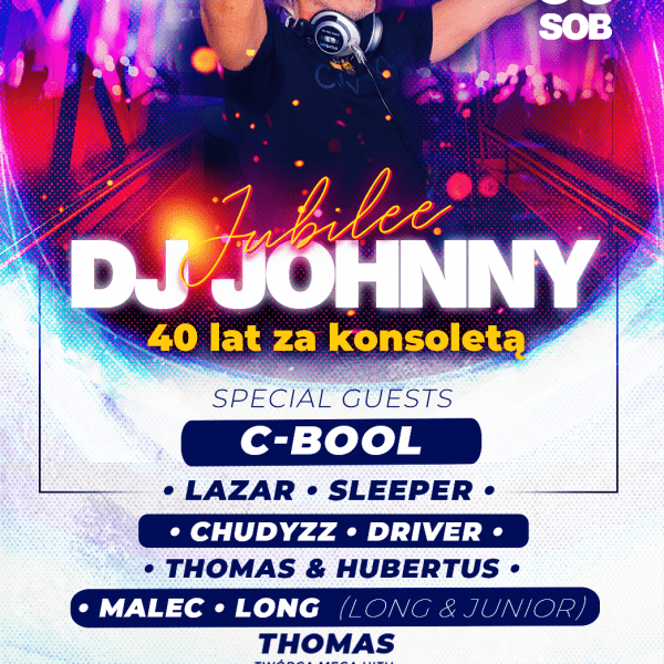 DJ JOHNNY★ 40 lat za konsoletą!
