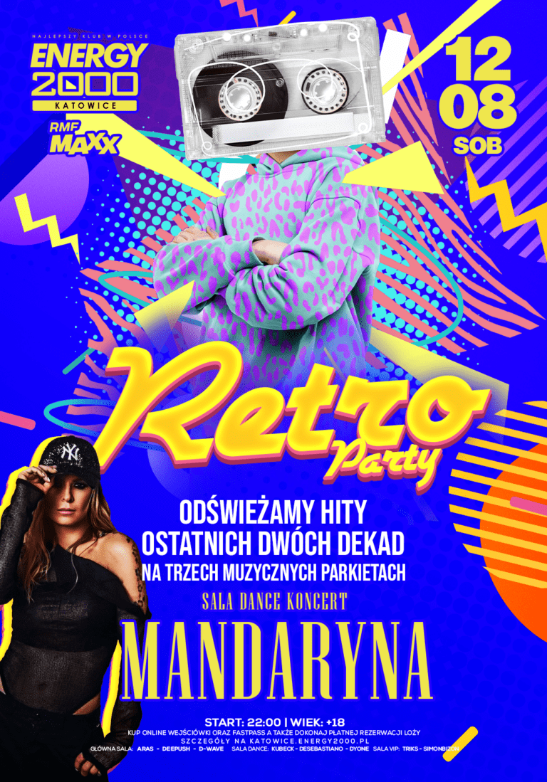 RETRO PARTY ★ MANDARYNA – sala dance