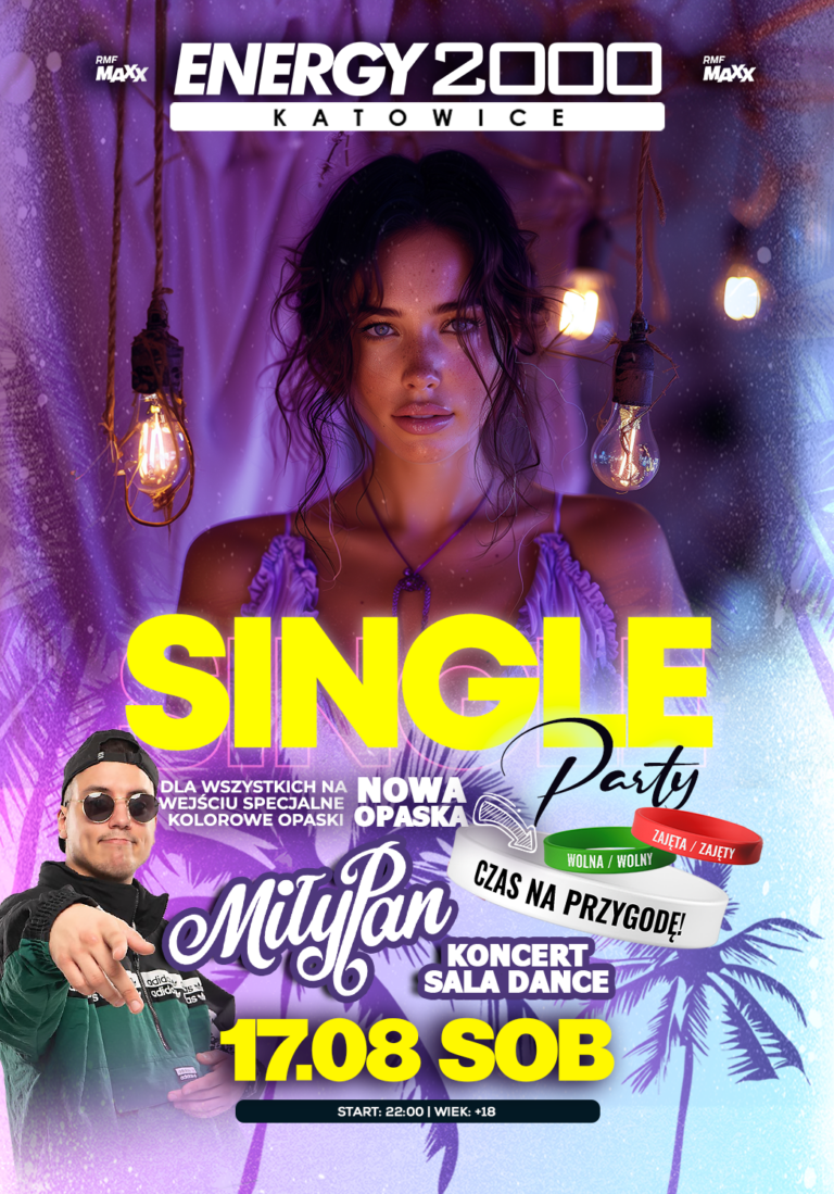 SINGLE PARTY ★ MIŁY PAN – sala dance