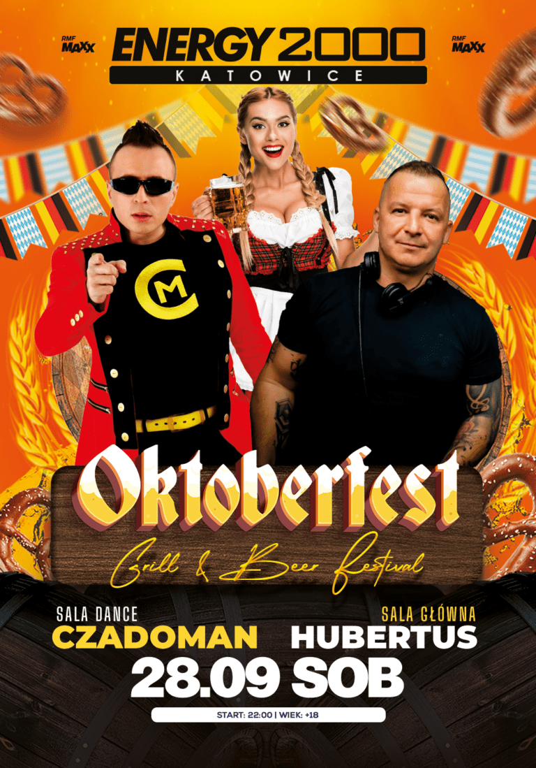 OKTOBERFEST ★ DJ HUBERTUS ★ CZADOMAN – sala dance