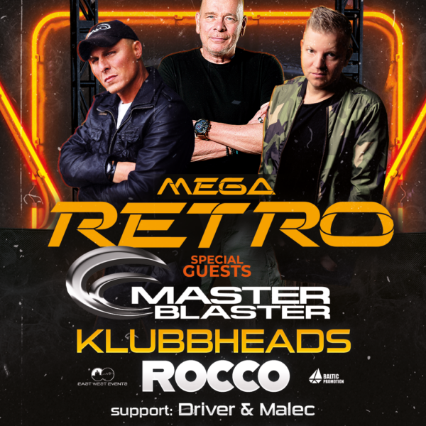 MEGA RETRO PARTY ★ MASTER BLASTER/ ROCCO/ CLUBBHEADS