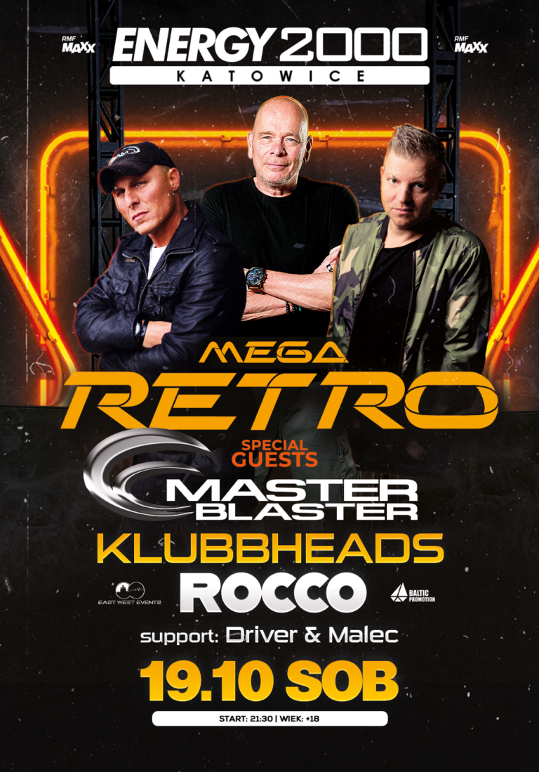 MEGA RETRO PARTY ★ MASTER BLASTER/ ROCCO/ KLUBBHEADS