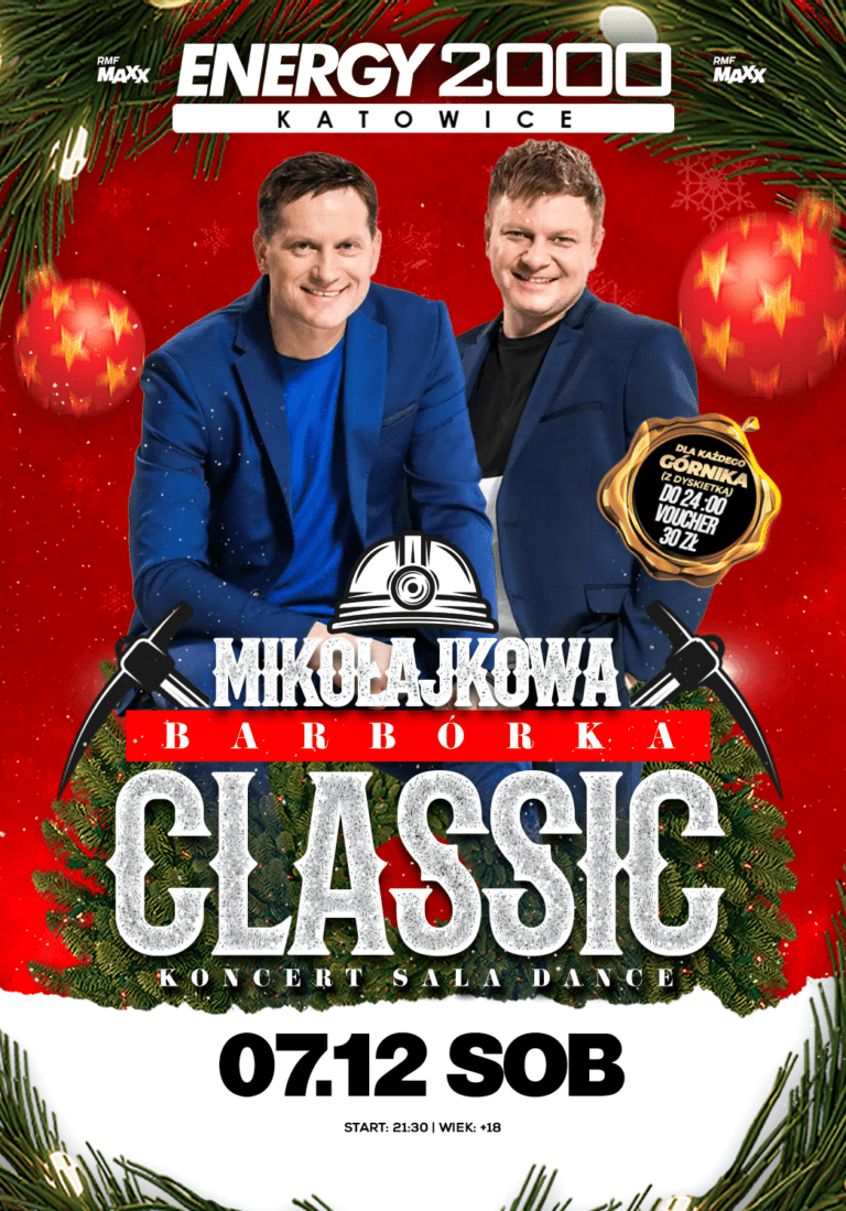 MIKOŁAJKOWA BARBÓRKA ★ ZESPÓŁ CLASSIC – sala dance