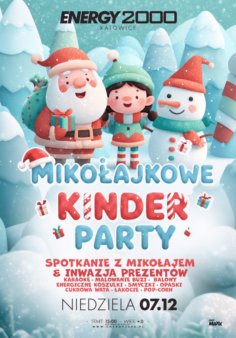 MIKOŁAJKOWE KINDER PARTY ★ Niedziela 07.12