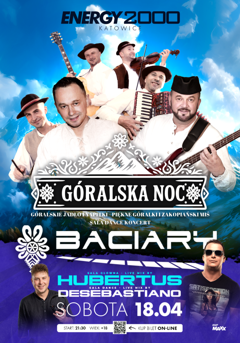 GÓRALSKA NOC ★ BACIARY ★ HUBERTUS – sala główna