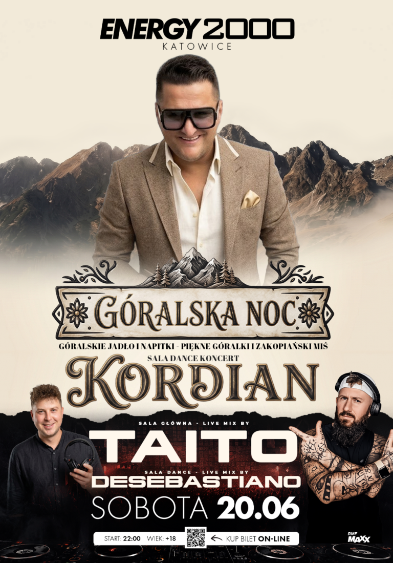 GÓRALSKA NOC ★ KORDIAN ★ TAITO – sala główna