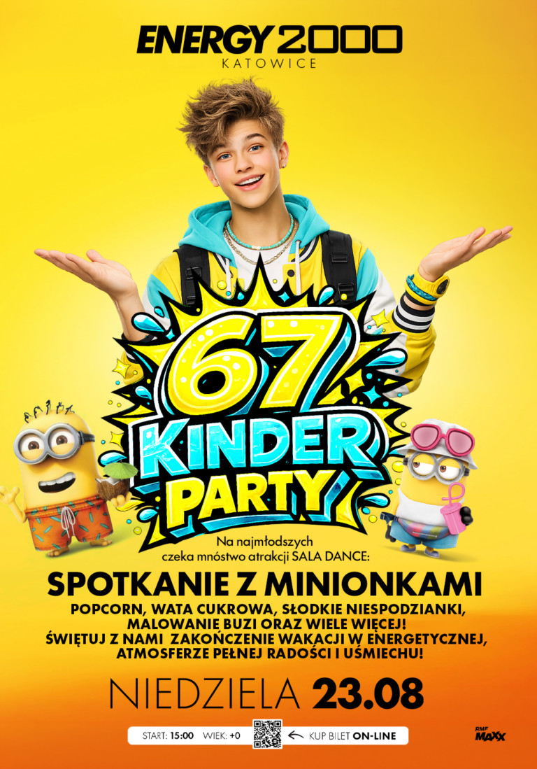 KINDER PARTY Z MINIONKAMI ★ ZAKOŃCZENIE WAKACJI ★ Niedziela 23.08