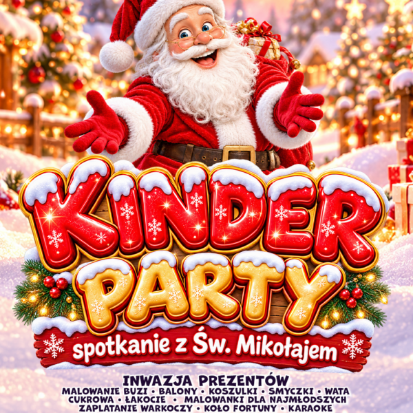 MIKOŁAJKOWE KINDER PARTY ★ Niedziela 06.12